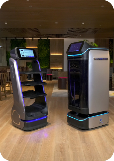 Robot service EHPAD, clinique, CHU